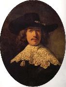 REMBRANDT Harmenszoon van Rijn Young Man With a Moustache oil painting reproduction